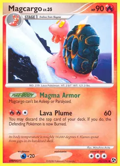Magcargo #45, Reverse Foil