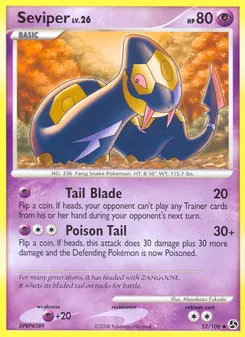Seviper #52, Reverse Foil