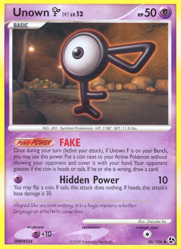 Unown [F] #56, Great Encounters