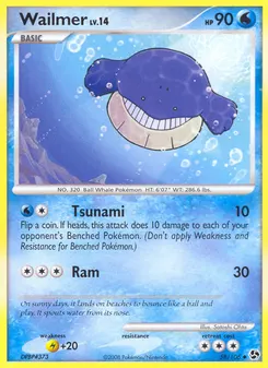 Wailmer #58, Reverse Foil