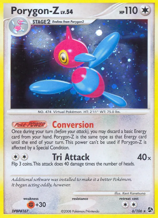 Porygon-Z #6, Great Encounters Reverse Foil