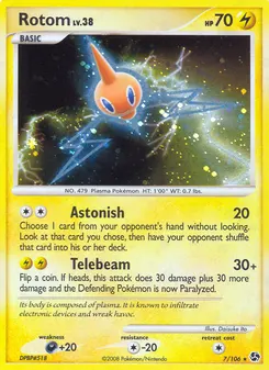 Rotom #7, Reverse Foil