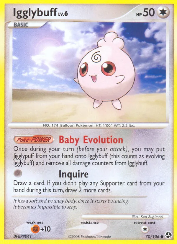 Igglybuff #70, Great Encounters Reverse Foil