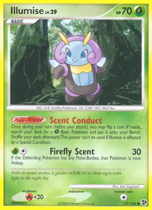 Illumise #71, Great Encounters Reverse Foil