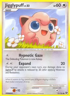 Jigglypuff #72, Reverse Foil