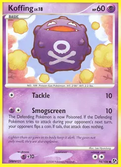Koffing #74, Reverse Foil