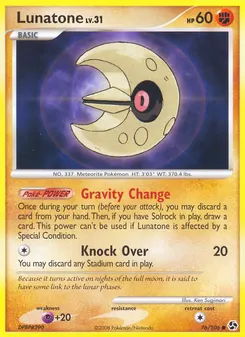 Lunatone #76, Reverse Foil