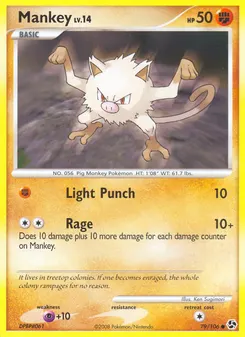 Mankey #79, Reverse Foil