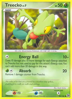 Treecko #90, Reverse Foil