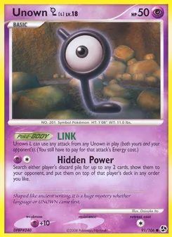 Unown [L] #91, Great Encounters