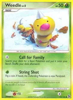 Weedle #93, Reverse Foil