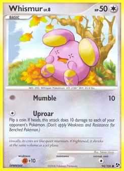 Whismur #94, Reverse Foil