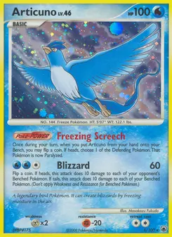 Articuno #1, Reverse Foil