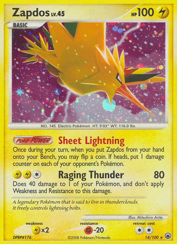 Zapdos #14, Majestic Dawn
