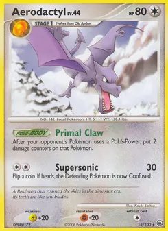 Aerodactyl #15, Reverse Foil