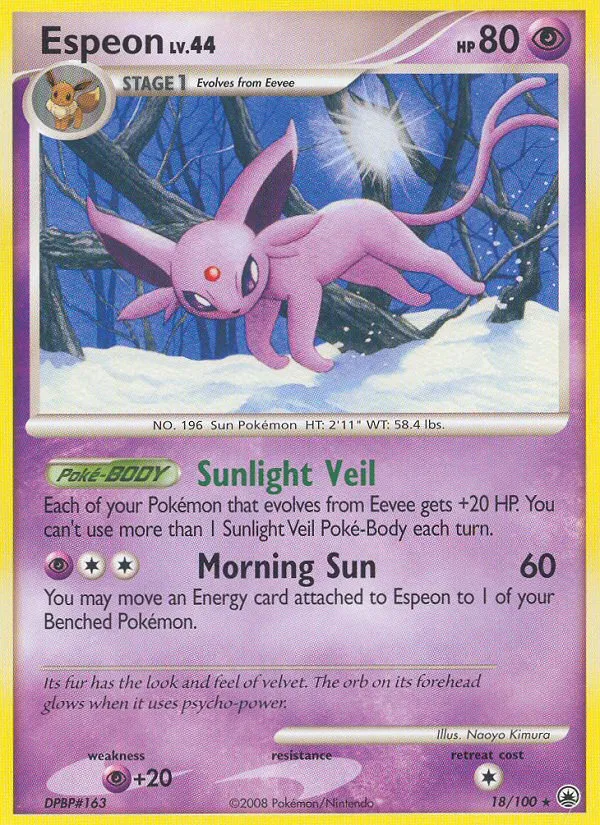 Espeon #18, Majestic Dawn
