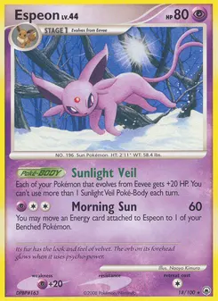 Espeon #18, Reverse Foil