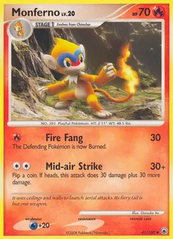 Monferno #41, Reverse Foil