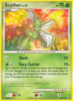 Scyther #46, Reverse Foil
