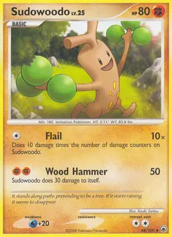 Sudowoodo #48, Reverse Foil