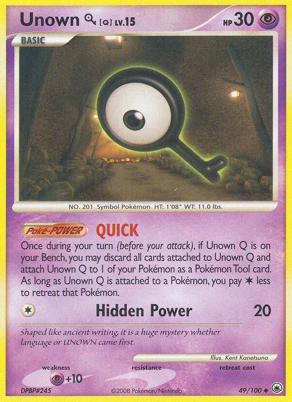 Unown [Q] #49, Majestic Dawn