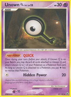 Unown [Q] #49, Standard