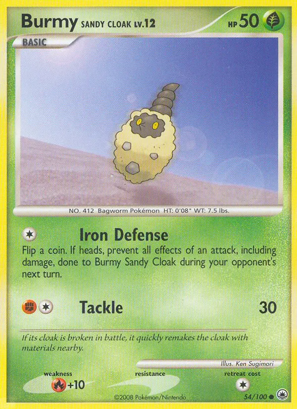 Burmy Sandy Cloak #54, Majestic Dawn