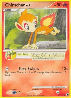 Chimchar #57, Reverse Foil