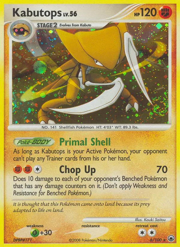 Kabutops #6, Majestic Dawn