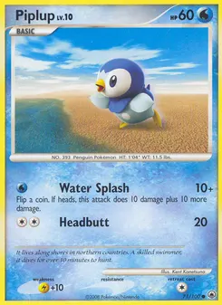 Piplup #71, Majestic Dawn