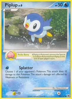Piplup #72, Pokemon Countdown Calendar