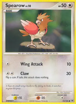 Spearow #74, Majestic Dawn