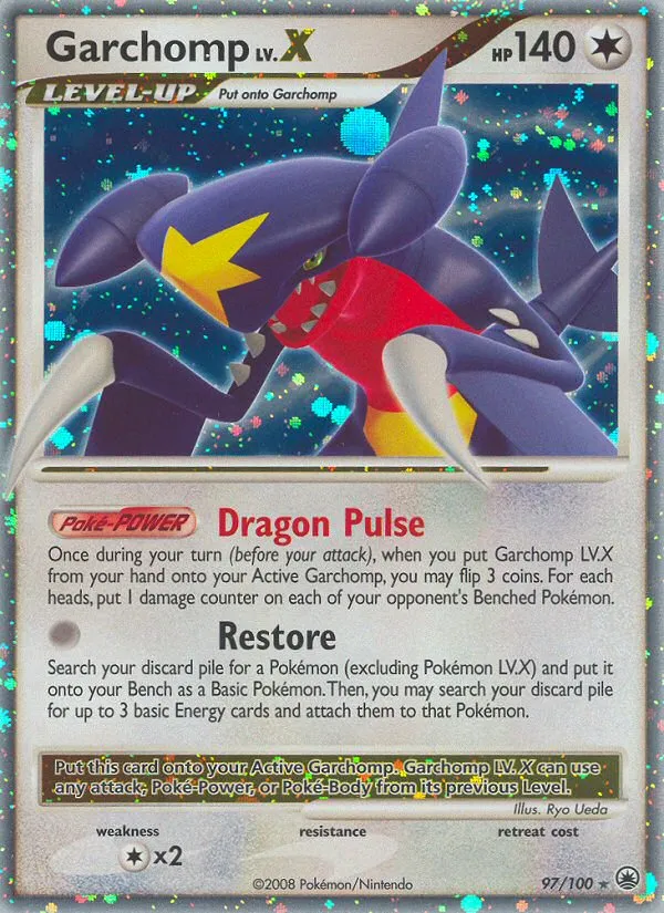 Garchomp LV.X #97, Majestic Dawn