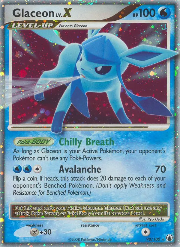 Glaceon LV.X #98, Majestic Dawn
