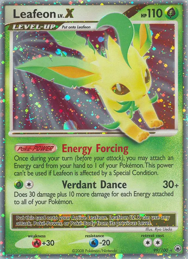 Leafeon LV.X #99, Majestic Dawn