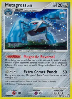 Metagross #10, Reverse Foil