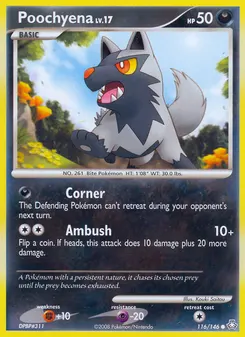 Poochyena #116, Legends Awakened