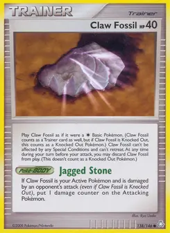Claw Fossil #138, Legends Awakened