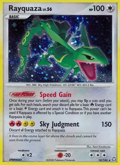 Rayquaza #14, Reverse Foil