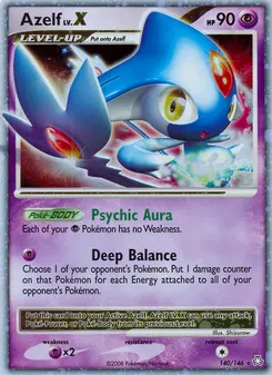 Azelf LV.X #140, Standard