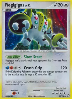 Regigigas #15, Reverse Foil