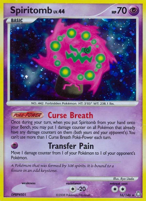 Spiritomb #16, Legends Awakened Reverse Foil