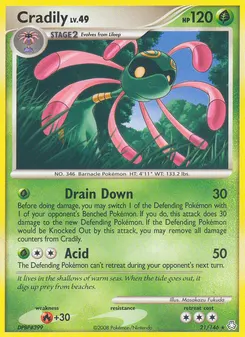 Cradily #21, Reverse Foil