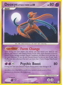 Deoxys Attack Forme #24, Legends Awakened