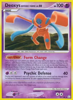 Deoxys Defense Forme #25, Legends Awakened
