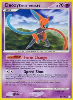 Deoxys Speed Forme #26, Legends Awakened