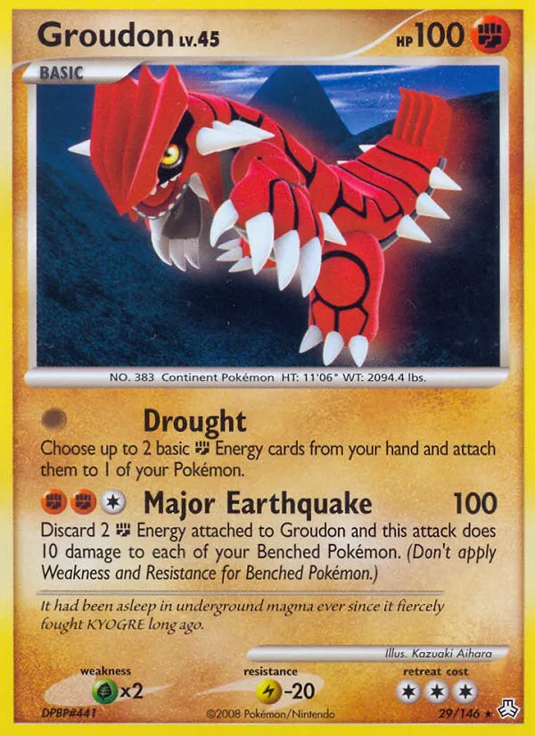 Groudon #29, Legends Awakened