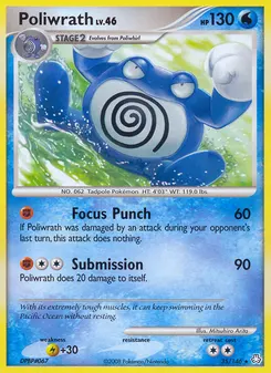Poliwrath #35, Reverse Foil