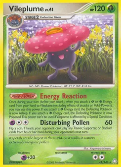 Vileplume #45, Reverse Foil