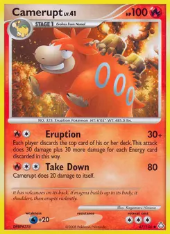 Camerupt #47, Reverse Foil